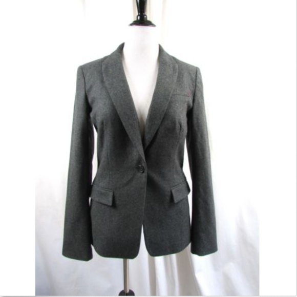 Banana Republic Jackets & Blazers - Banana Republic Charcoal Gray Wool Blazer